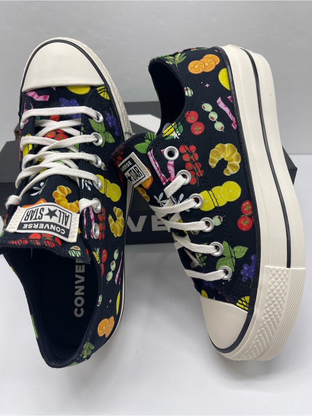 Converse A16112C CTAS LIFT OX BLACK/EGRET/BLACK Platform Sneakers - Picture 12 of 16